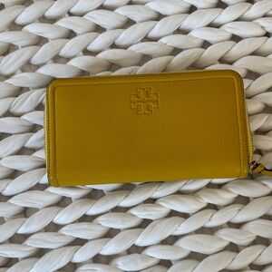Tory Burch Yellow Wallet